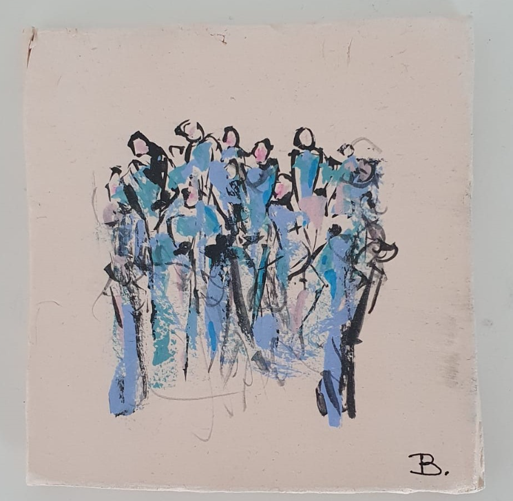 Figuren mixed media